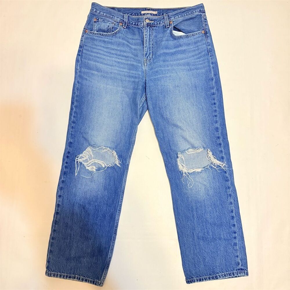 Levi's Blue Straight Leg Women's Jeans